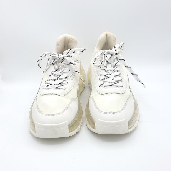 Steve Madden Blatant power White Chunky Air women's size 10 - Picture 7 of 9